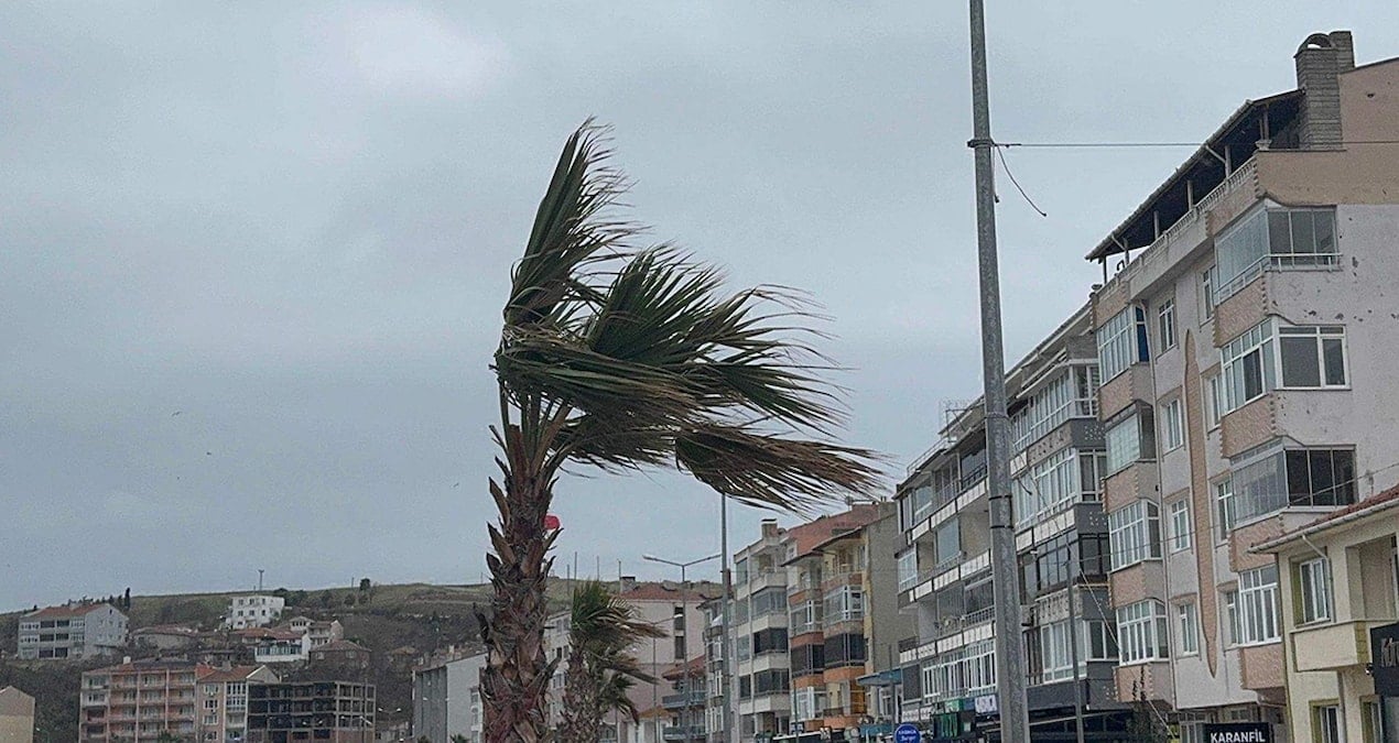 Eğitim uçuşlarına fırtına engeli