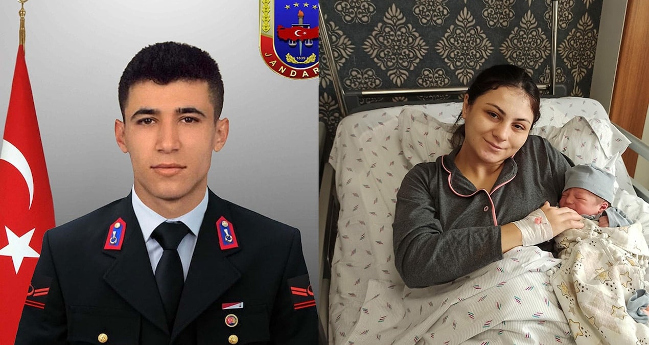 Dün toprağa verilen şehidin ismi bugün doğan oğluna verildi