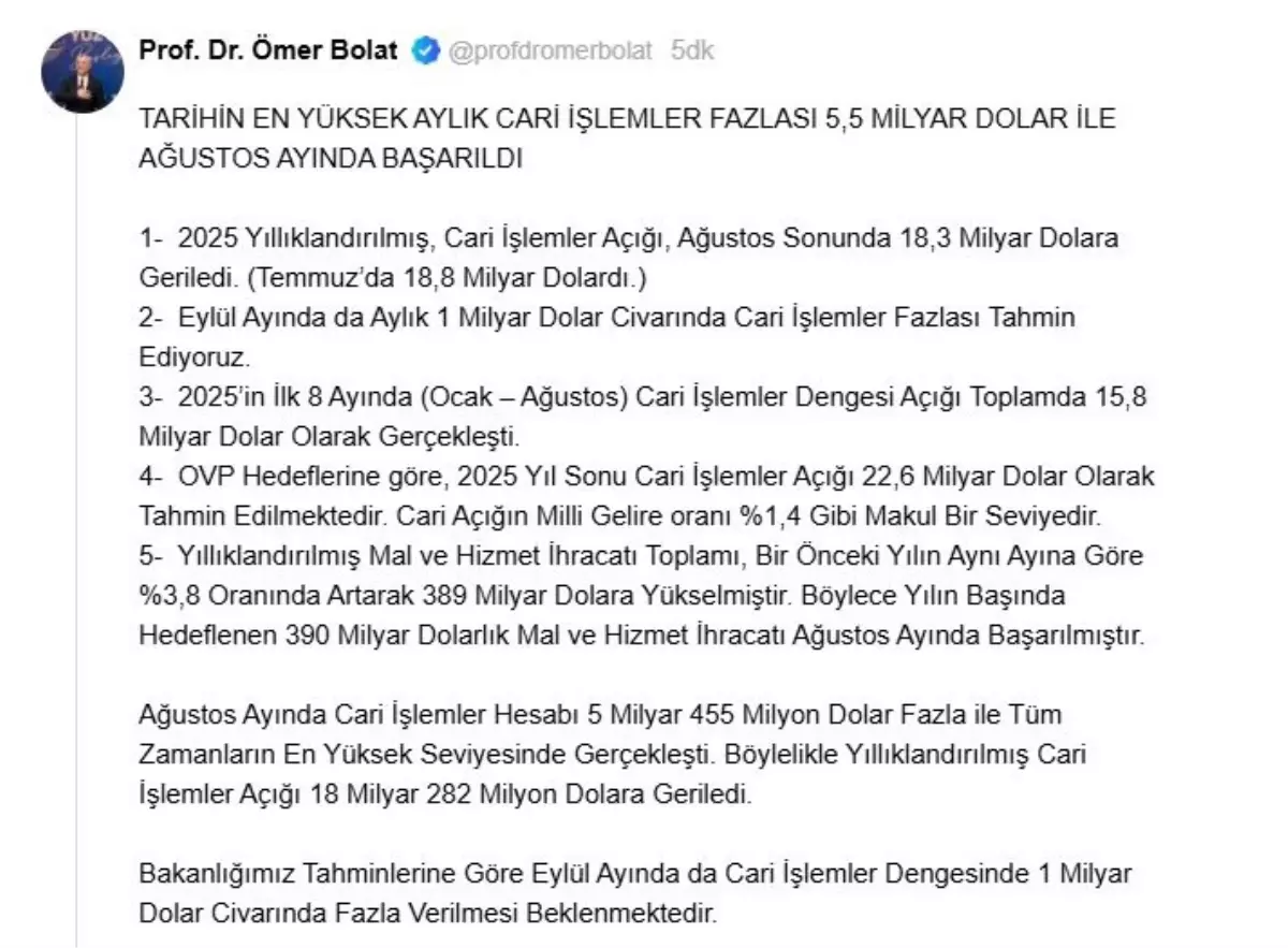 agustos ayinda cari islemler fazlasi tarih yazdi rYHqmcci.jpg
