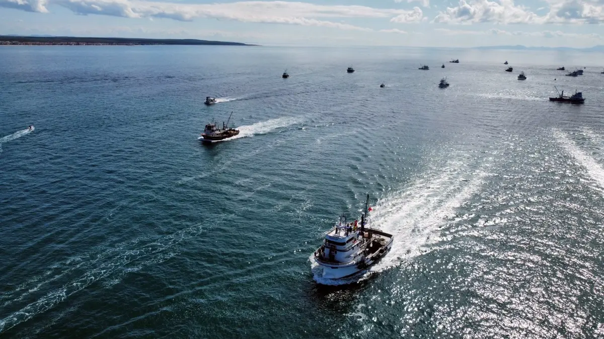 Enez’de Sumud Filosu’na Destek Gösterisi