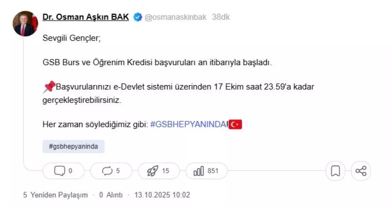 genclik ve spor bakanligi 2025 2026 egitim ogretim donemi burskredi basvurulari basladi KU28aeCe.jpg